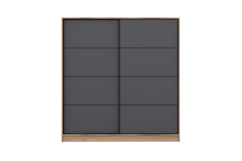 Fruitland Garderob 180 cm - Grå/Ek - Förvaring - Garderober & garderobssystem