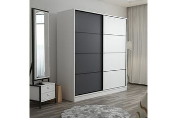Fruitland Garderob 180 cm - Grå/Vit - Förvaring - Garderober & garderobssystem