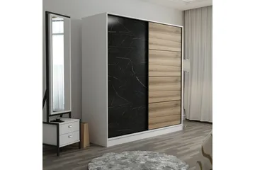Fruitland Garderob 180 cm - Svart/Brun - Förvaring - Garderober & garderobssystem