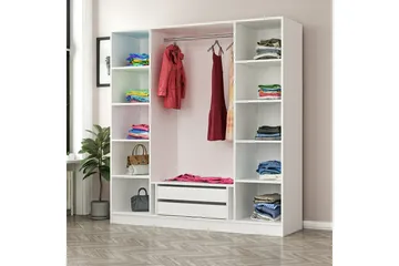 Fruitland Garderob 180 cm - Valnöt - Förvaring - Garderober & garderobssystem
