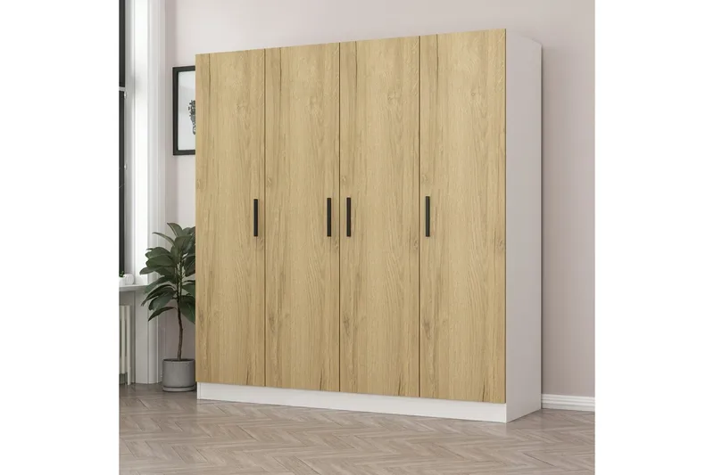 Fruitland Garderob 180 cm - Valnöt - Förvaring - Garderober & garderobssystem