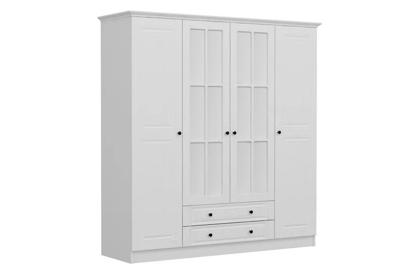 Fruitland Garderob 180 cm - Vit - Förvaring - Garderober & garderobssystem