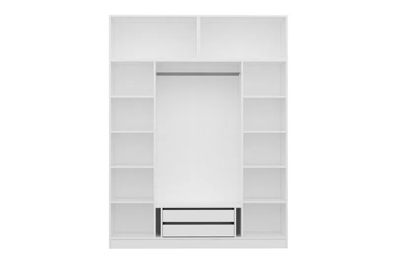 Fruitland Garderob 180 cm - Vit - Förvaring - Garderober & garderobssystem