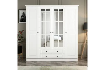Fruitland Garderob 180 cm - Vit - Förvaring - Garderober & garderobssystem