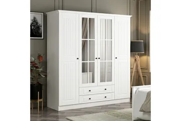Fruitland Garderob 180 cm - Vit - Förvaring - Garderober & garderobssystem
