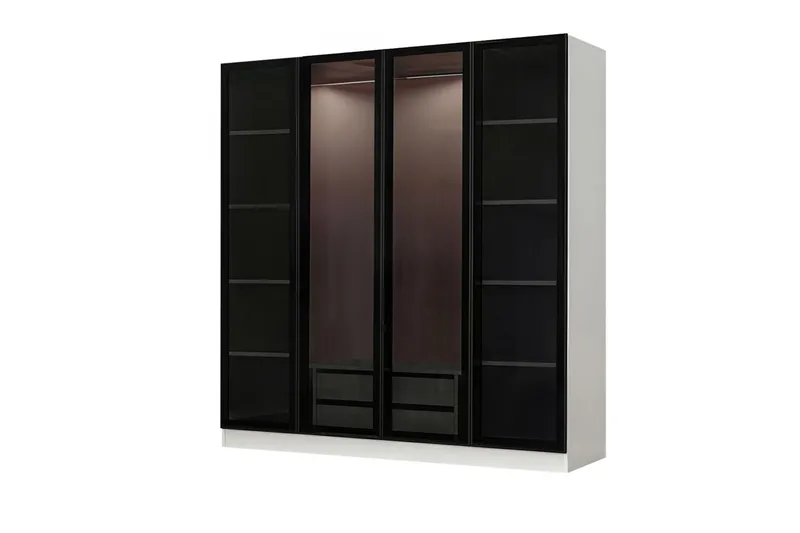 Fruitland Garderob 180 cm - Vit - Förvaring - Garderober & garderobssystem