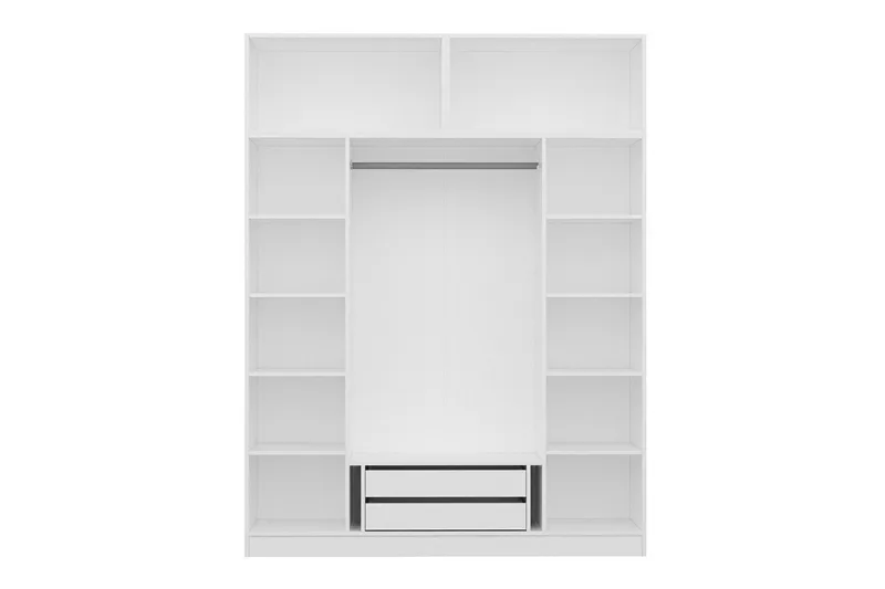 Fruitland Garderob 180 cm - Vit - Förvaring - Garderober & garderobssystem