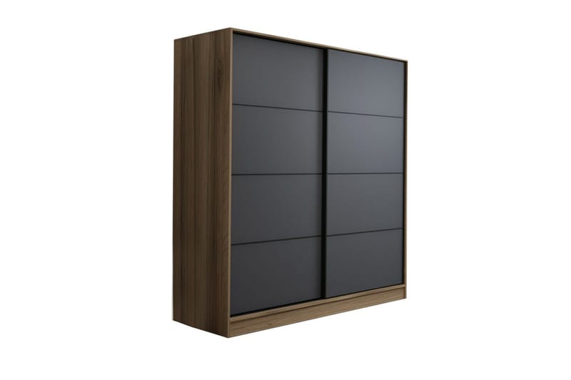 Fruitland Garderob 220 cm - Grå/Ek - Förvaring - Garderober & garderobssystem