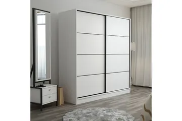 Fruitland Garderob 220 cm - Vit - Förvaring - Garderober & garderobssystem