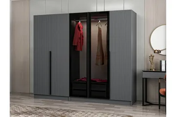 Fruitland Garderob 225 cm - Antracit - Förvaring - Garderober & garderobssystem