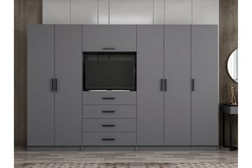 Fruitland Garderob 225 cm - Antracit - Förvaring - Garderober & garderobssystem