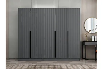 Fruitland Garderob 225 cm - Antracit - Förvaring - Garderober & garderobssystem