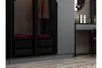 Fruitland Garderob 225 cm - Antracit - Förvaring - Garderober & garderobssystem