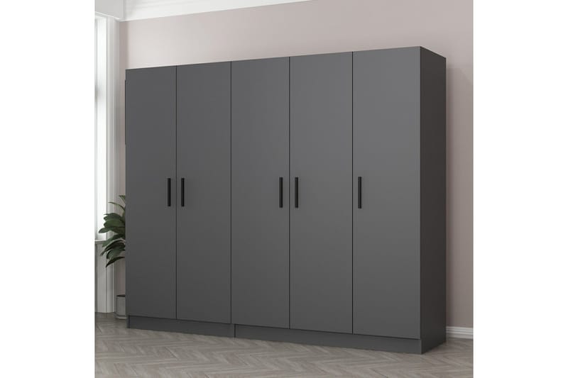 Fruitland Garderob 225 cm, Antracit