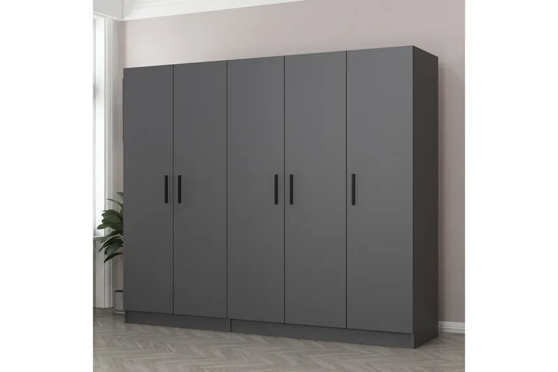 Fruitland Garderob 225 cm, Antracit