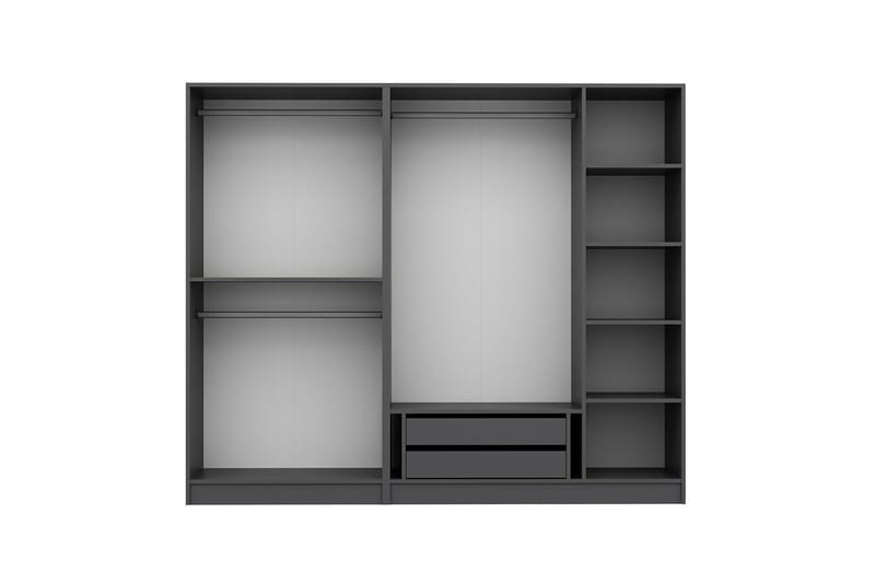 Fruitland Garderob 225 cm - Antracit - Förvaring - Garderober & garderobssystem