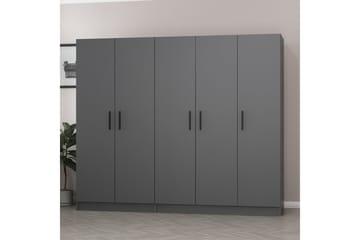Fruitland Garderob 225 cm - Antracit - Förvaring - Garderober & garderobssystem
