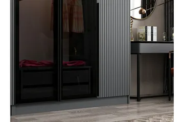 Fruitland Garderob 225 cm - Antracit - Förvaring - Garderober & garderobssystem