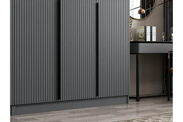 Fruitland Garderob 225 cm - Antracit - Förvaring - Garderober & garderobssystem