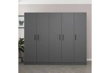 Fruitland Garderob 225 cm - Antracit - Förvaring - Garderober & garderobssystem