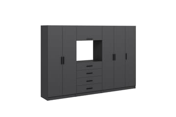 Fruitland Garderob 225 cm - Antracit - Förvaring - Garderober & garderobssystem