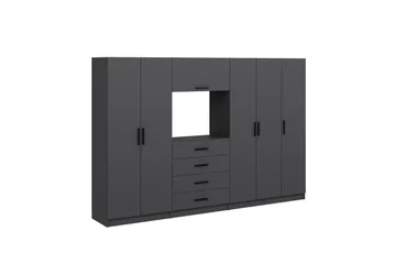 Fruitland Garderob 225 cm - Antracit - Förvaring - Garderober & garderobssystem