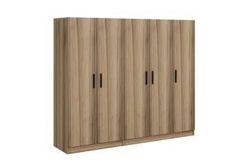 Fruitland Garderob 225 cm - Brun - Förvaring - Garderober & garderobssystem