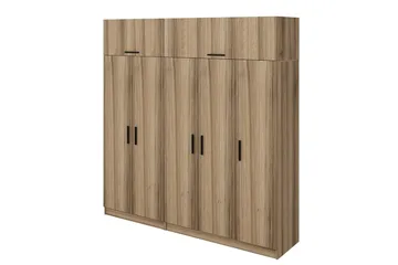 Fruitland Garderob 225 cm - Brun - Förvaring - Garderober & garderobssystem