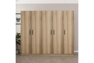 Fruitland Garderob 225 cm - Brun - Förvaring - Garderober & garderobssystem