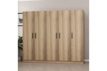 Fruitland Garderob 225 cm - Brun - Förvaring - Garderober & garderobssystem