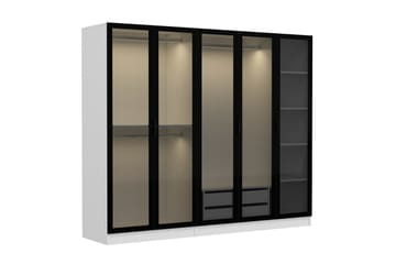 Fruitland Garderob 225 cm - Vit - Förvaring - Garderober & garderobssystem