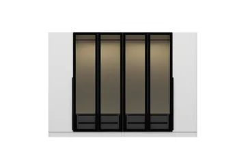 Fruitland Garderob 225 cm - Vit - Förvaring - Garderober & garderobssystem