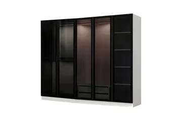 Fruitland Garderob 225 cm - Vit - Förvaring - Garderober & garderobssystem