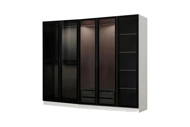 Fruitland Garderob 225 cm - Vit - Förvaring - Garderober & garderobssystem