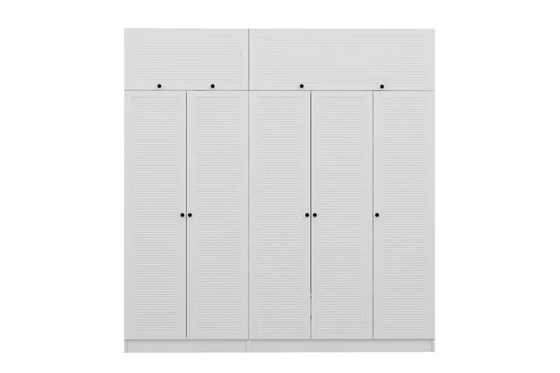 Fruitland Garderob 225 cm - Vit - Förvaring - Garderober & garderobssystem