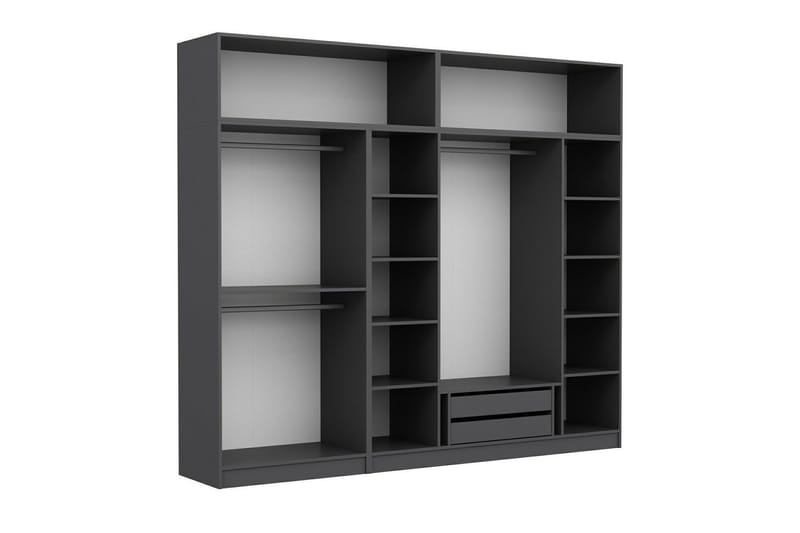 Fruitland Garderob 270 cm - Antracit - Förvaring - Garderober & garderobssystem