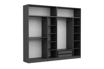 Fruitland Garderob 270 cm - Antracit - Förvaring - Garderober & garderobssystem