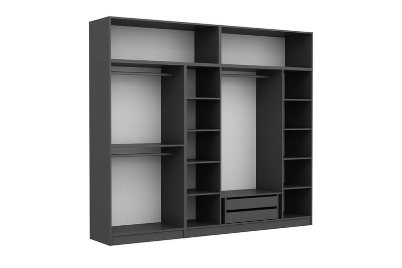 Fruitland Garderob 270 cm - Antracit - Förvaring - Garderober & garderobssystem