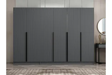 Fruitland Garderob 270 cm - Antracit - Förvaring - Garderober & garderobssystem