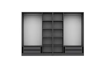 Fruitland Garderob 270 cm - Antracit - Förvaring - Garderober & garderobssystem