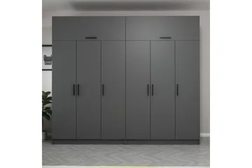 Fruitland Garderob 270 cm - Antracit - Förvaring - Garderober & garderobssystem