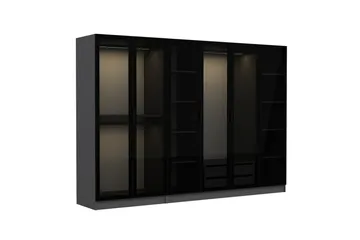 Fruitland Garderob 270 cm - Antracit - Förvaring - Garderober & garderobssystem