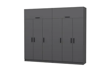 Fruitland Garderob 270 cm - Antracit - Förvaring - Garderober & garderobssystem