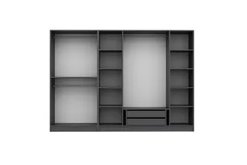 Fruitland Garderob 270 cm - Antracit - Förvaring - Garderober & garderobssystem