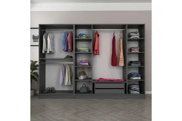 Fruitland Garderob 270 cm - Antracit - Förvaring - Garderober & garderobssystem