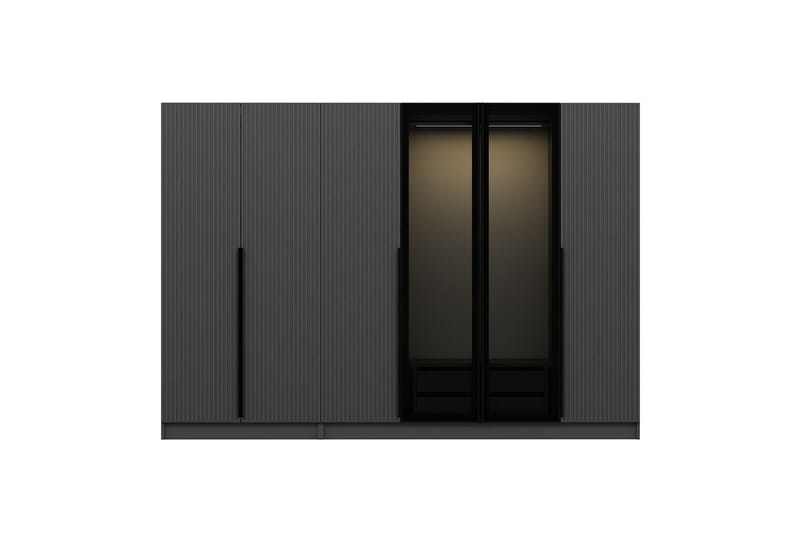 Fruitland Garderob 270 cm - Antracit - Förvaring - Garderober & garderobssystem