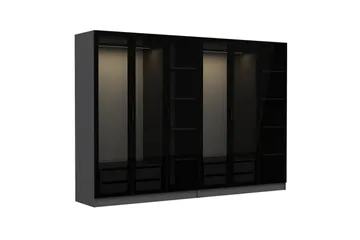 Fruitland Garderob 270 cm - Antracit - Förvaring - Garderober & garderobssystem