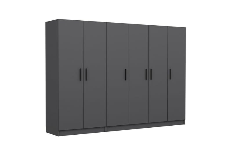 Fruitland Garderob 270 cm - Antracit - Förvaring - Garderober & garderobssystem