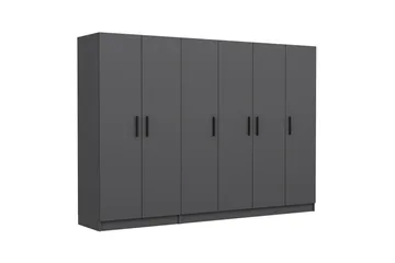 Fruitland Garderob 270 cm - Antracit - Förvaring - Garderober & garderobssystem