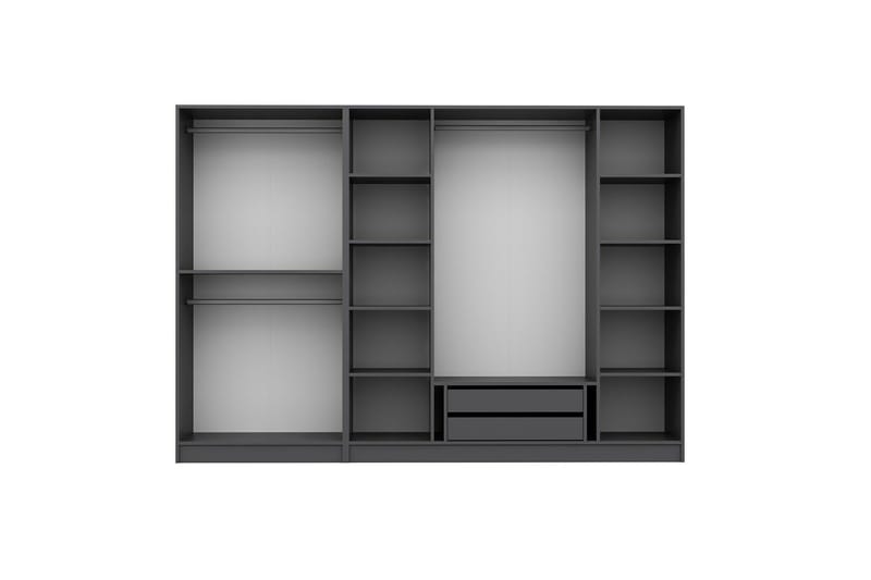 Fruitland Garderob 270 cm - Antracit - Förvaring - Garderober & garderobssystem
